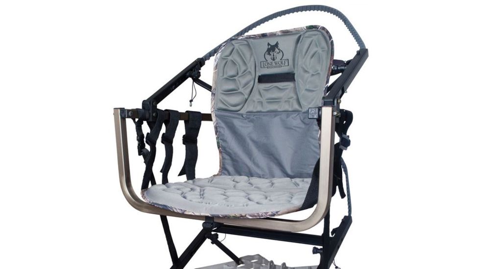 Lone Wolf Treestands Wide Sit and Climb II Combo Tree Stand, Gray WSCC II