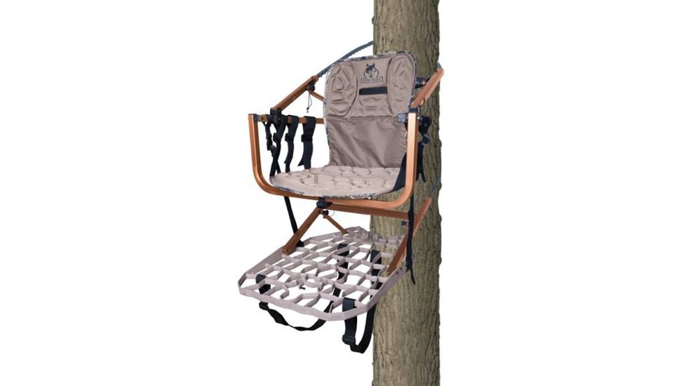 Lone Wolf Treestands Wide Sit and Climb II Combo Tree Stand, Gray WSCC II