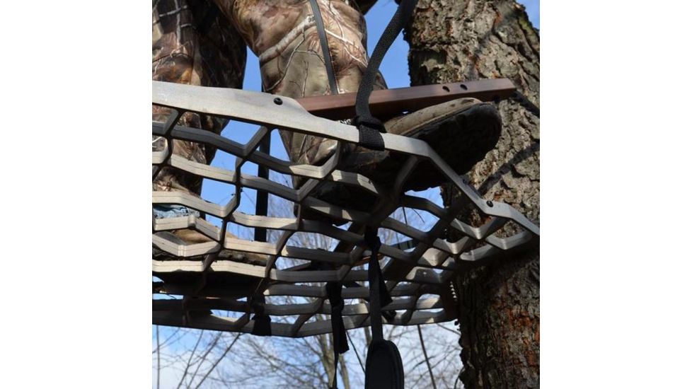 Lone Wolf Treestands Wide Sit and Climb II Combo Tree Stand, Gray WSCC II