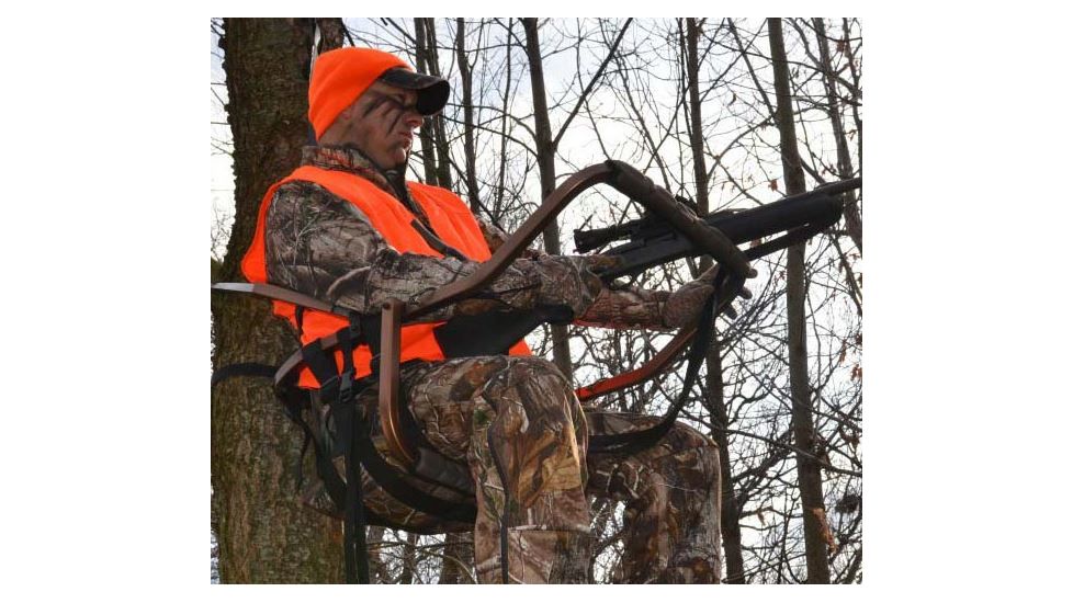 Lone Wolf Treestands Wide Sit and Climb II Combo Tree Stand, Gray WSCC II