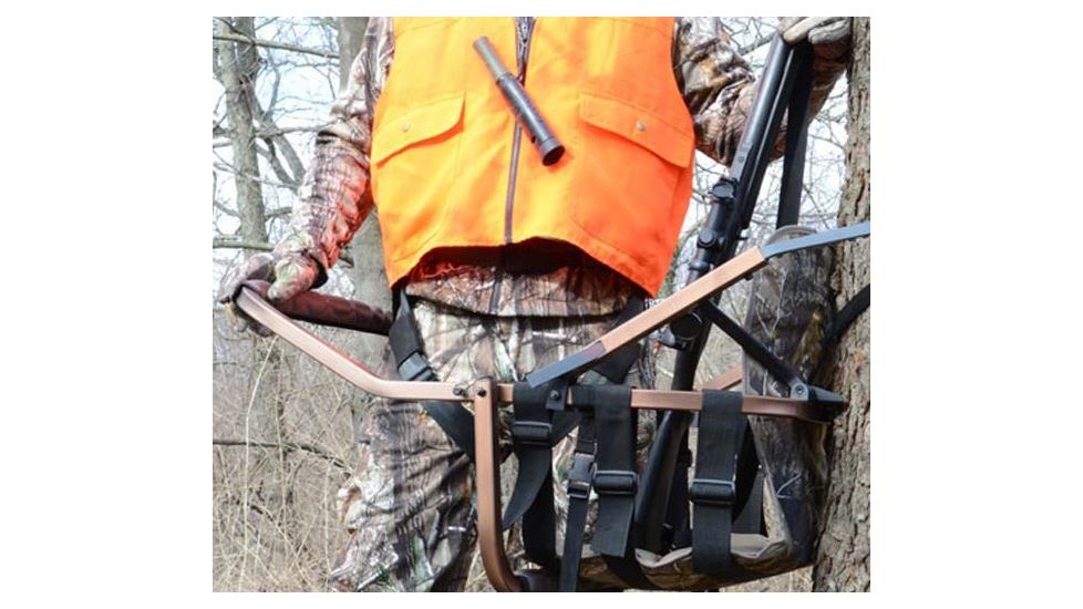 Lone Wolf Treestands Wide Sit and Climb II Combo Tree Stand, Gray WSCC II