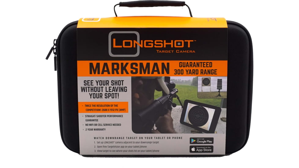 Longshot by Target Vision LONGSHOT Marksman Wireless Target Camera w/ Bulletproof Warranty, Grey/Orange, TV-CF203-W