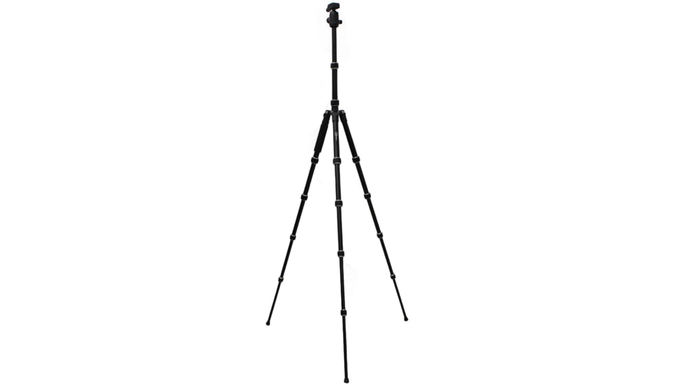 Longshot by Target Vision Packable Aluminum Tripod, 1/4-20in Thread, Black, TV-AT103