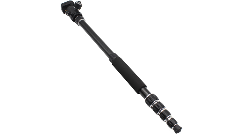 Longshot by Target Vision Packable Aluminum Tripod, 1/4-20in Thread, Black, TV-AT103