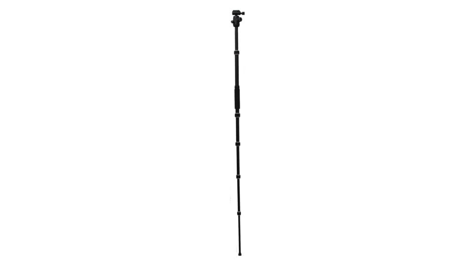 Longshot by Target Vision Packable Aluminum Tripod, 1/4-20in Thread, Black, TV-AT103