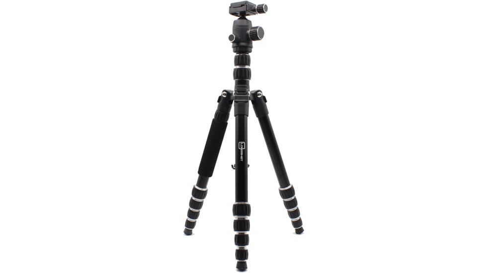 Longshot by Target Vision Packable Aluminum Tripod, 1/4-20in Thread, Black, TV-AT103