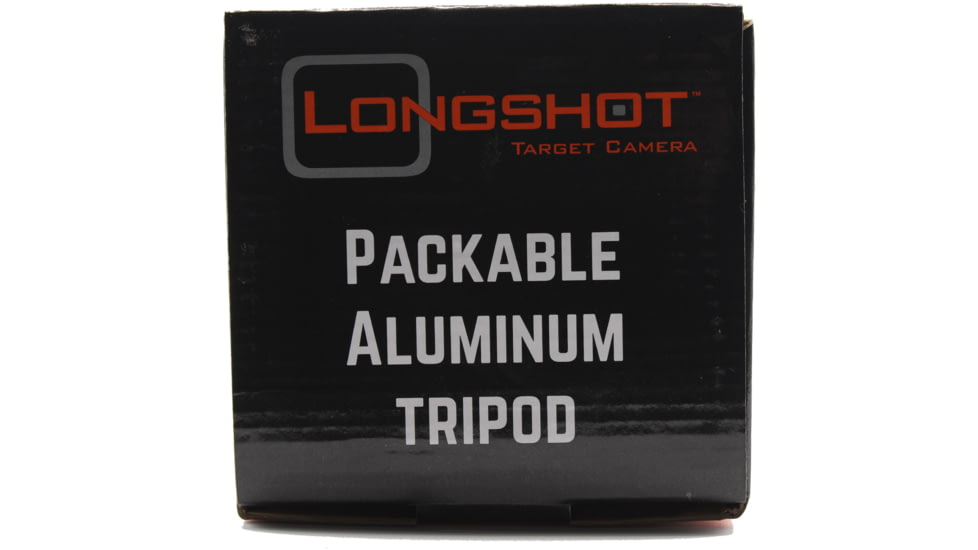 Longshot by Target Vision Packable Aluminum Tripod, 1/4-20in Thread, Black, TV-AT103