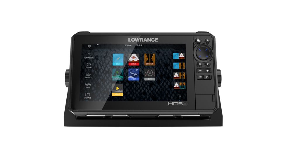 Lowrance LIVE w/Active Imaging 3-in-1 Transom Mount &amp; C-MAP Pro Chart HDS-9 73165