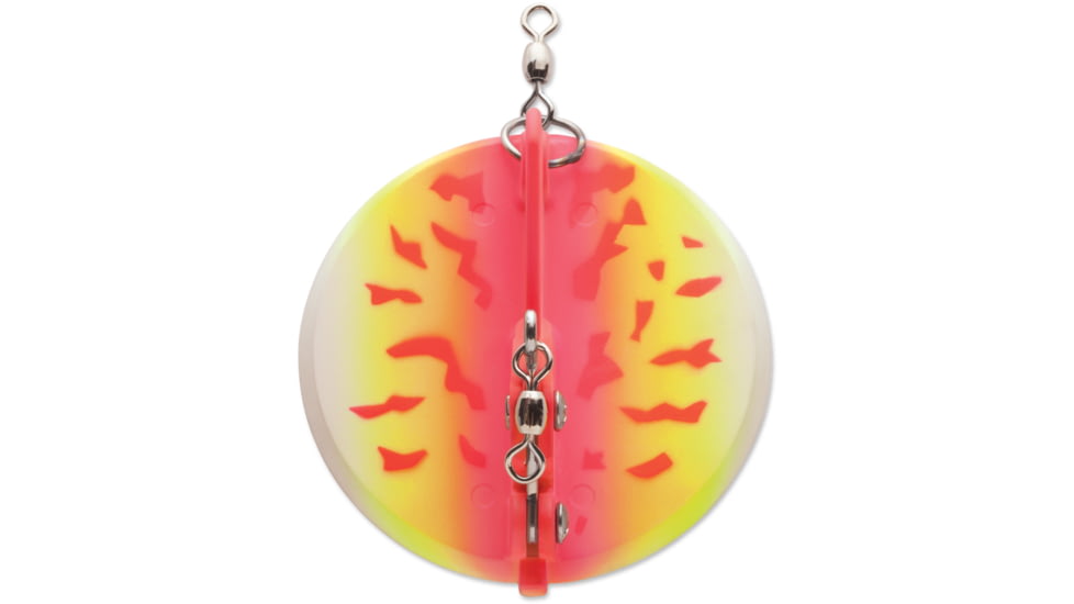 Luhr Jensen 0 Dipsy Diver, Pink Fire UV / Chrome Bottom, 5560-000-1612