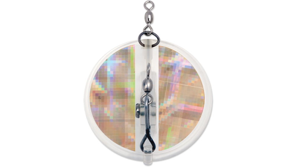Luhr Jensen 0 Dipsy Diver, Clear / Silver Disco Tape / Clear Bottom, 5560-000-1150