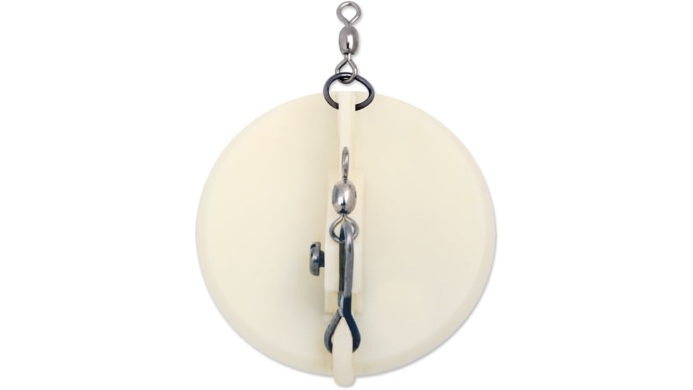 Luhr Jensen 1 Dipsy Diver, Everglo / White Bottom, 5560-001-0379