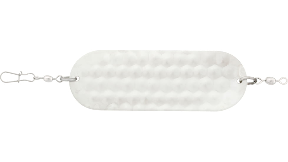 Luhr Jensen 4/0 Jensen Trout &amp; Kokanee Dodger, Hammered Chrome, 5100-040-0014