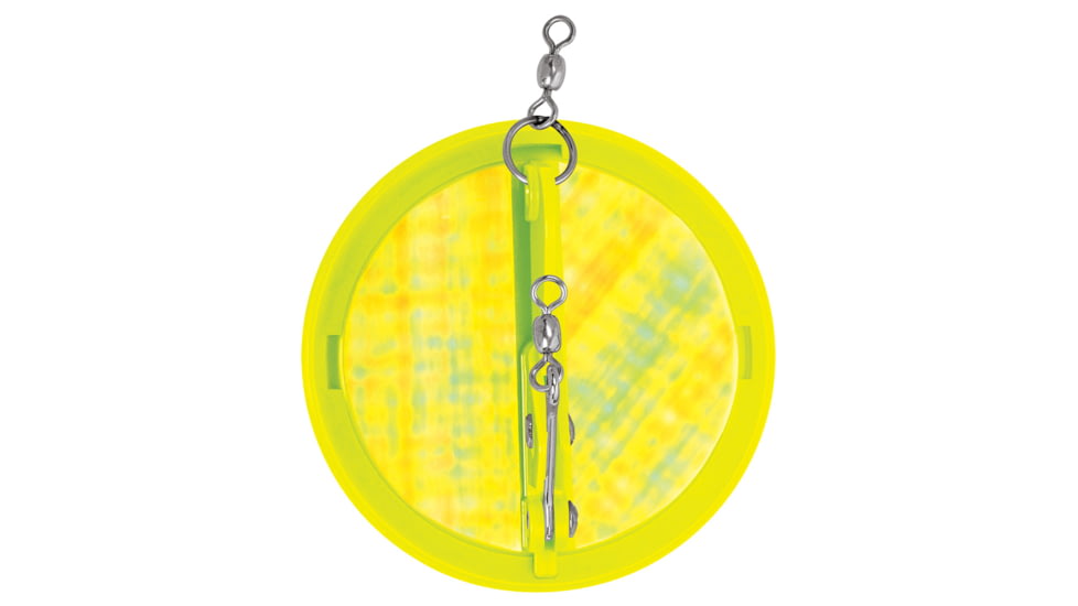 Luhr Jensen 4-1/8in Dipsy Diver - Chartreuse/Silver Bottom Moon Jelly, 5560-001-2509