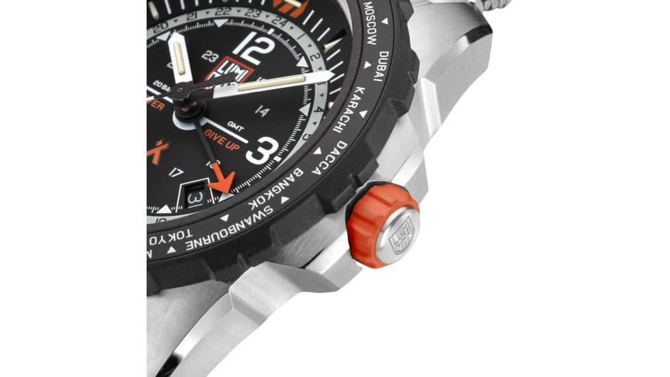 Luminox Bear Grylls Survival Air w/ Stainless Steel Milanese Mesh bracelet, Black, 45mm, XB.3762