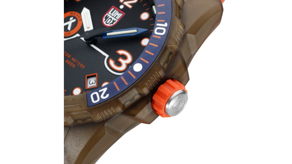 Luminox Bear Grylls Survival Rule of 3 ECO Watch, Black/Orange, 42mm, XB.3729.ECO