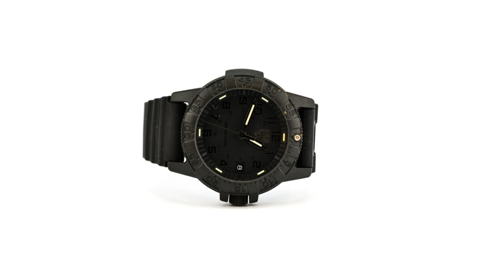 Luminox Leatherback Sea Turtle Watches, Black/Black, 39 mm, 0301.BO