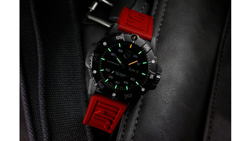 Luminox Master Carbon SEAL Automatic Watch, 45mm, Black/Black, 45mm, XS.3875