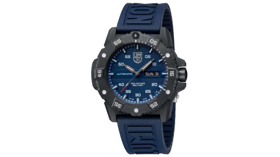 Luminox Master Carbon SEAL Automatic Watch, 45mm, Black/Blue, 45mm, XS.3863