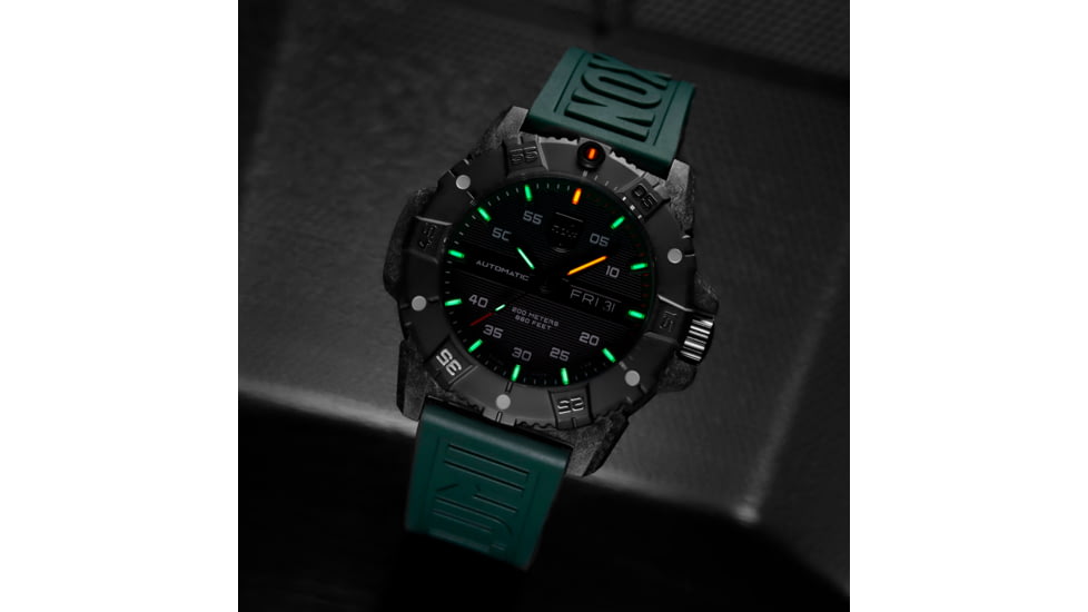 Luminox Master Carbon SEAL Automatic Watch, 45mm, Black/Green, 45mm, XS.3877