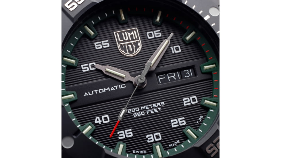 Luminox Master Carbon SEAL Automatic Watch, 45mm, Black/Green, 45mm, XS.3877