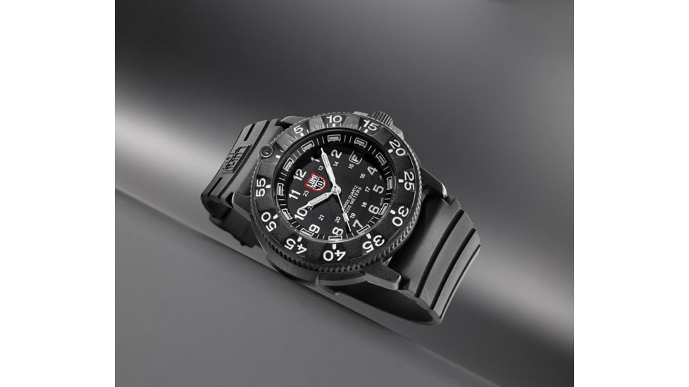 Luminox Navy Seal Dive Watch, Black Dial, Dive Strap NS3001