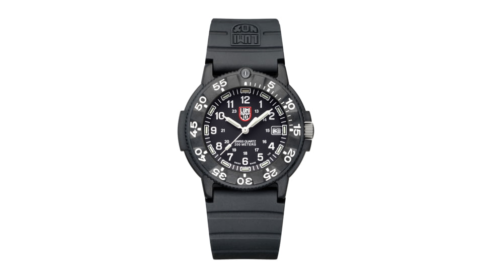 Luminox Navy Seal Dive Watch, Black Dial, Dive Strap NS3001