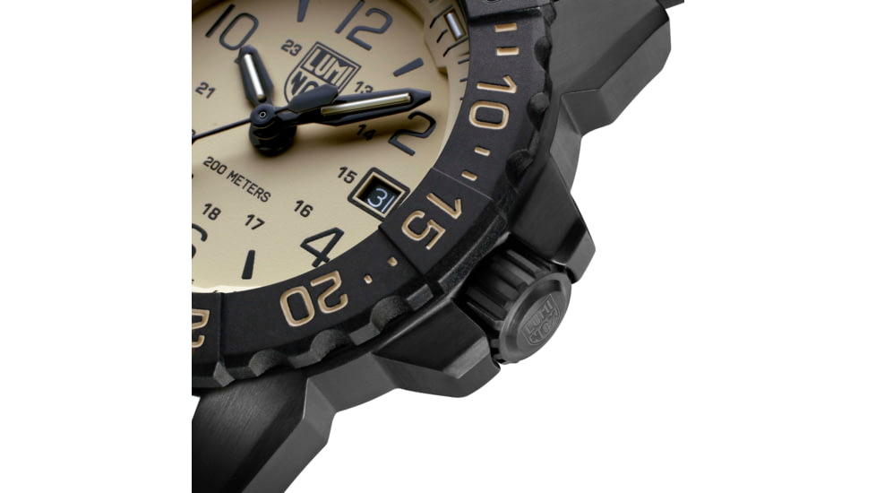 Luminox Navy Seal Foundation 3250 Series Watches - Men's, Sand/Black, 45mm, XS.3251.CBNSF.SET