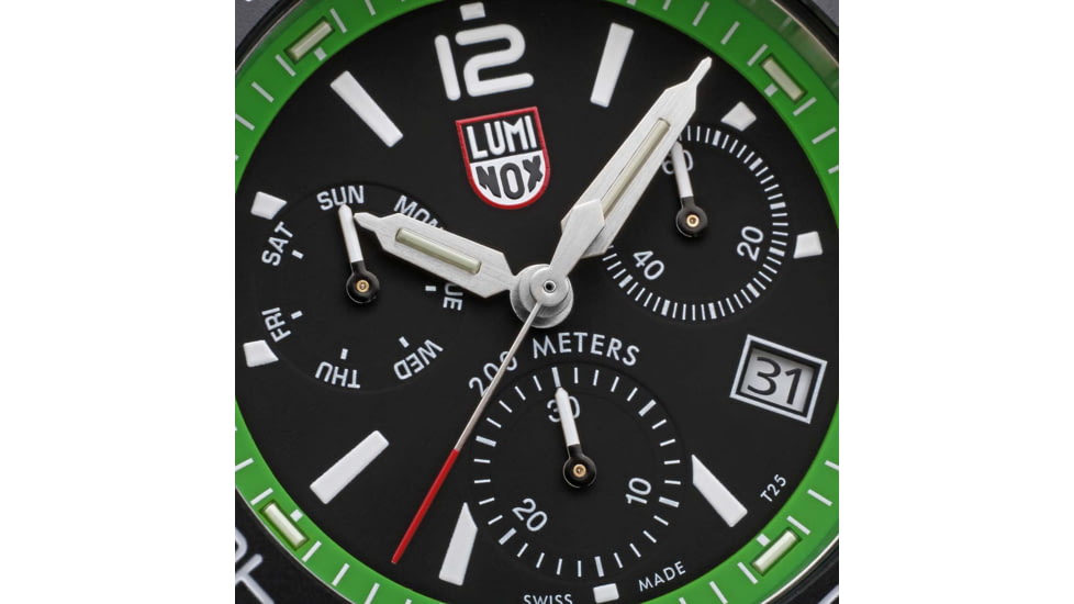 Luminox Pacific Diver Chronograph 3140 Series, Black/Green, 44mm, XS.3157.NF