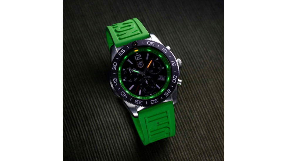 Luminox Pacific Diver Chronograph 3140 Series, Black/Green, 44mm, XS.3157.NF
