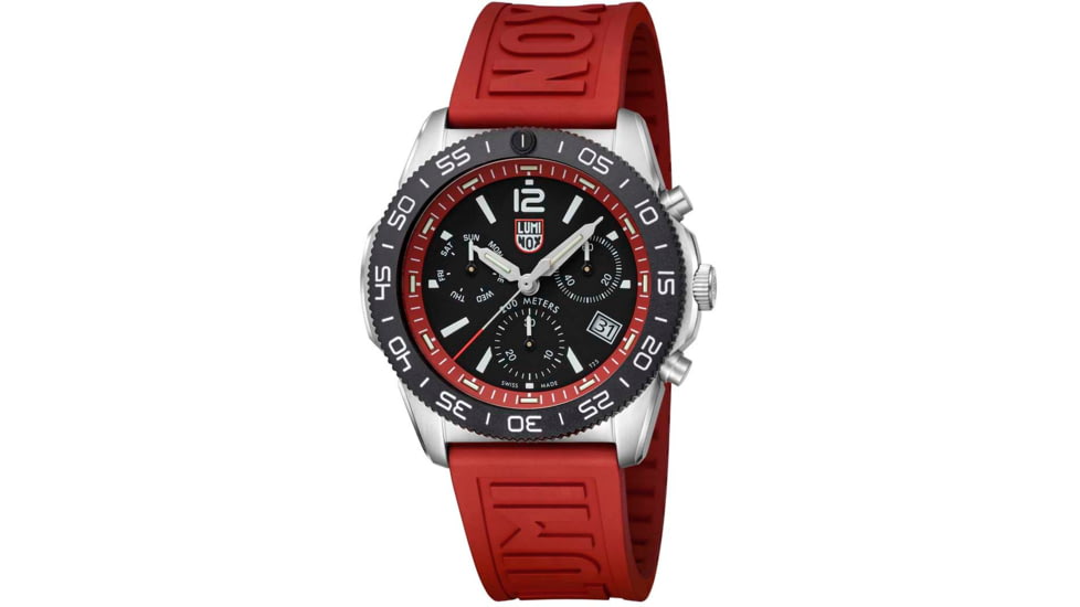 Luminox Pacific Diver Chronograph 3140 Series, Black/Red, 44mm, XS.3155