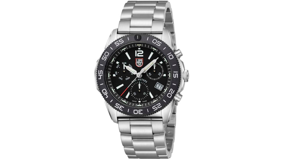 Luminox Pacific Diver Chronograph 3140 Series, Black/Silver, 44mm, XS.3142