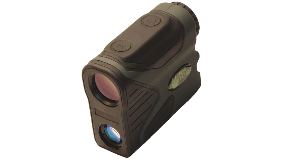 Luna Optics 7x24mm Laser Rangefinder Monocular, 2400 yds Maximum Range, Waterproof, w/ Angle Measurement &amp; Ballistic App, Green/Black, LRF2400M-PRO