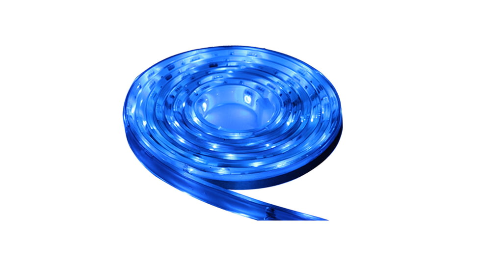 Lunasea Lighting Waterproof IP68 LED Strip Lights, Blue, 2m, LLB-453B-01-02