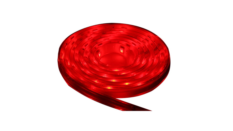 Lunasea Lighting Waterproof IP68 LED Strip Lights, Red, 2m, LLB-453R-01-02