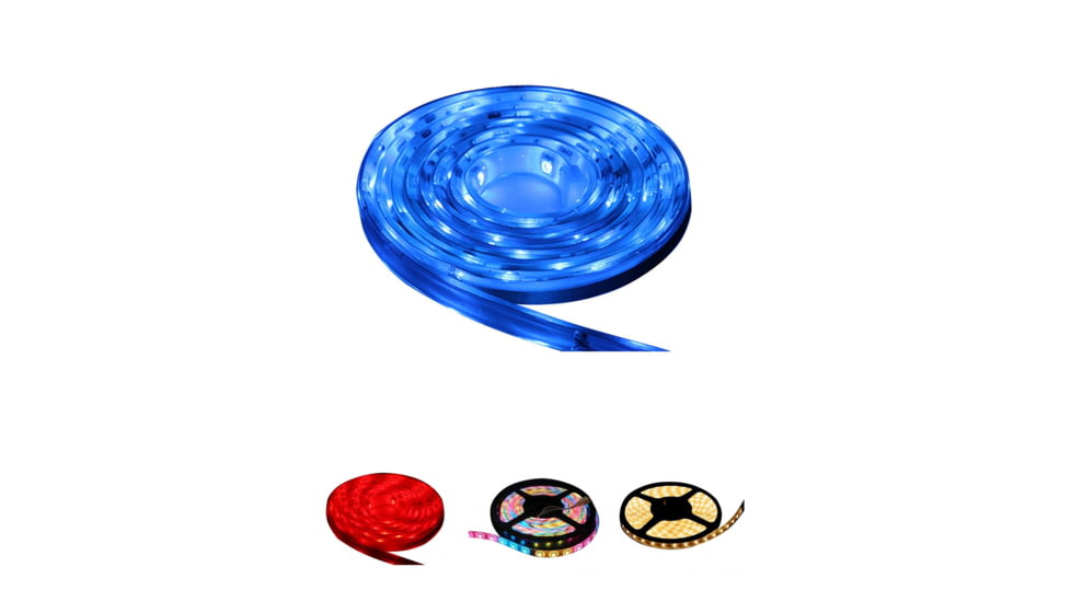 Lunasea Lighting Flexible Strip LED, Blue, Red, Red/Green, Warm White