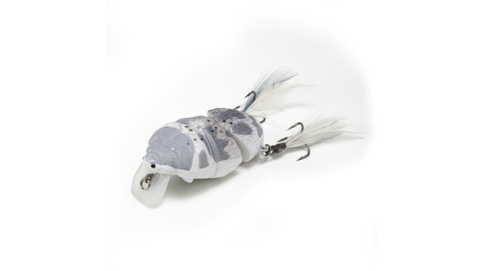 Lunkerhunt Battle Beetle Bait, Ash, 2.25in &amp; 5/8 oz, BEET05