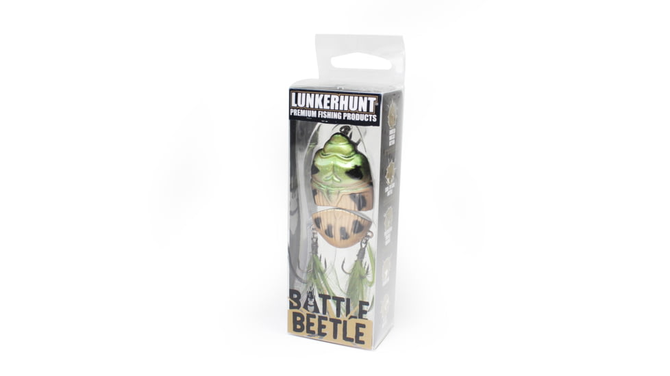 Lunkerhunt Battle Beetle Bait, Canopy, 2.25in &amp; 5/8 oz, BEET01