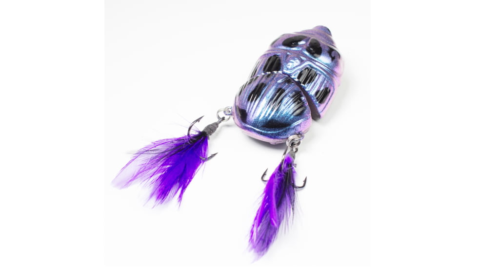 Lunkerhunt Battle Beetle Bait, Cobalt, 2.25in &amp; 5/8 oz, BEET02