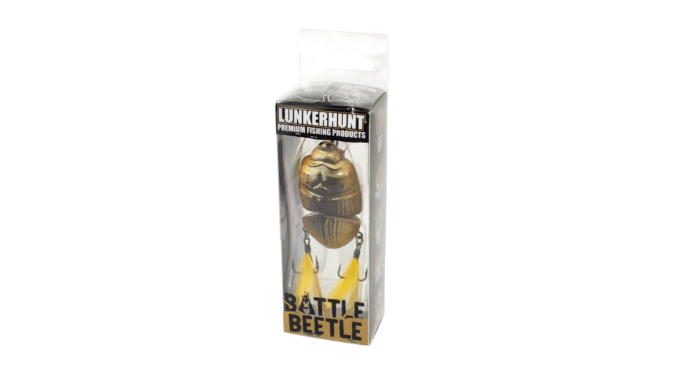 Lunkerhunt Battle Beetle Bait, Scarab, 2.25in &amp; 5/8 oz, BEET06
