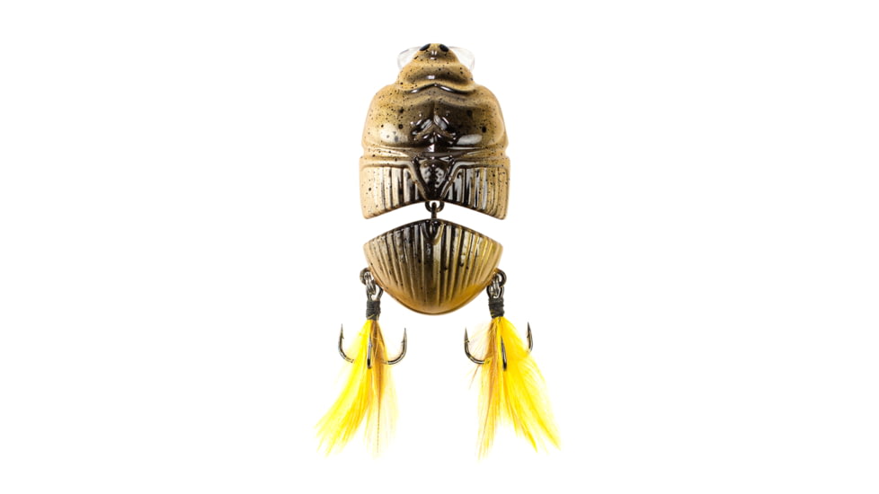 Lunkerhunt Battle Beetle Bait, Scarab, 2.25in &amp; 5/8 oz, BEET06