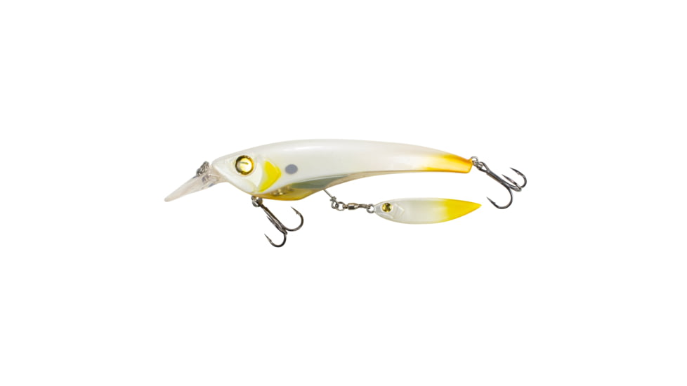 Lunkerhunt Boshi Blade Bait, Bone Orange, 4.3in &amp; 5/8 oz, UNSPJKB07