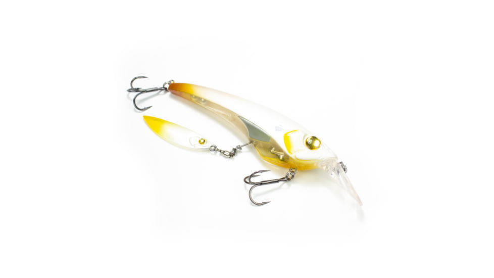 Lunkerhunt Boshi Blade Bait, Bone Orange, 4.3in &amp; 5/8 oz, UNSPJKB07