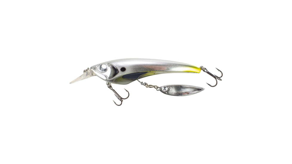 Lunkerhunt Boshi Blade Bait, Chrome, 4.3in &amp; 5/8 oz, UNSPJKB06