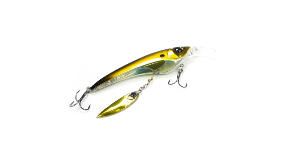 Lunkerhunt Boshi Blade Bait, Golden, 4.3in &amp; 5/8 oz, UNSPJKB05