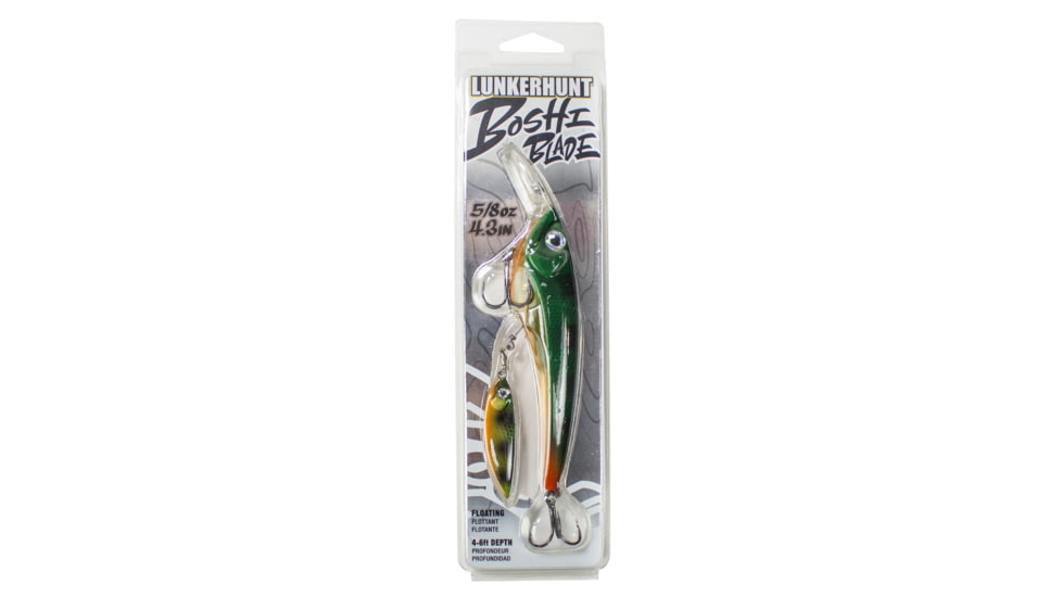 Lunkerhunt Boshi Blade Bait, Jumbo, 4.3in &amp; 5/8 oz, UNSPJKB03