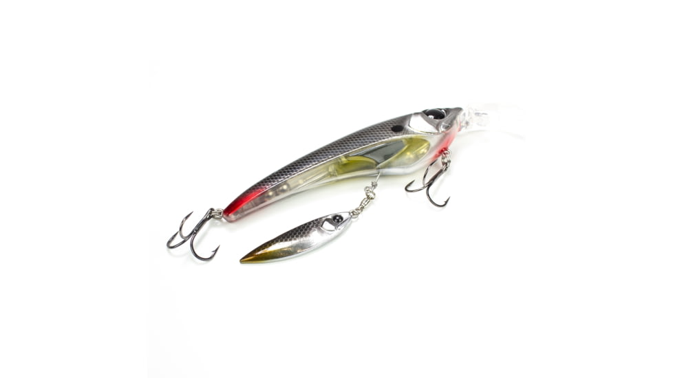 Lunkerhunt Boshi Blade Bait, Silver Side, 4.3in &amp; 5/8 oz, UNSPJKB02