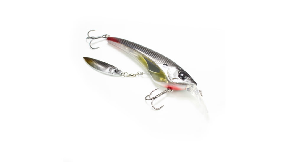 Lunkerhunt Boshi Blade Bait, Silver Side, 4.3in &amp; 5/8 oz, UNSPJKB02
