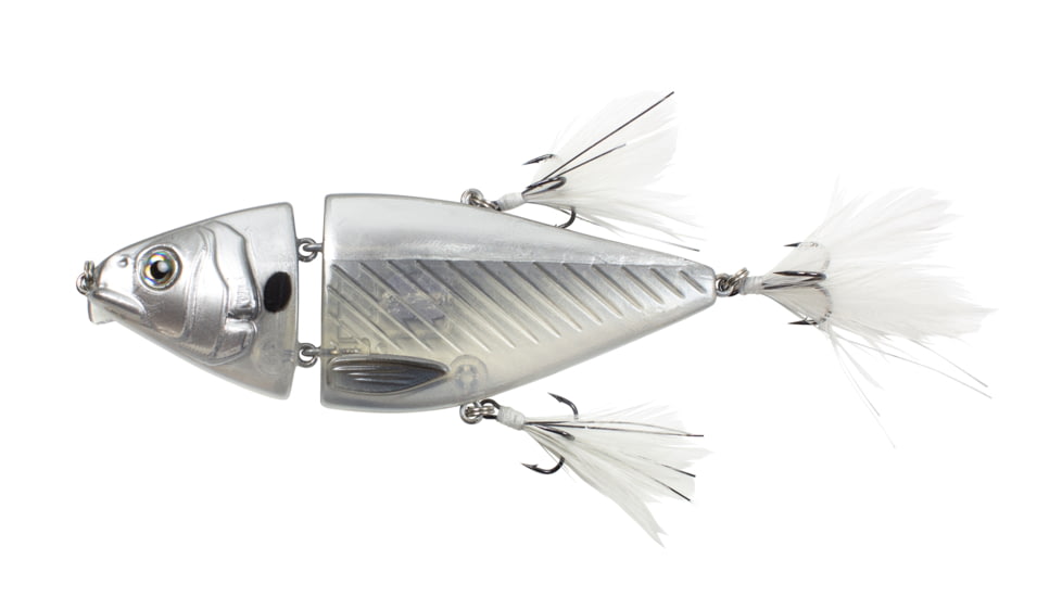 Lunkerhunt Easy Prey Bait, Chrome, 3in &amp; 1/2 oz, PREY105