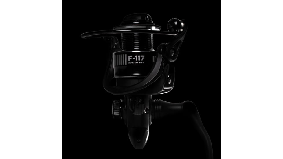 Lunkerhunt F-117 Spinning Rod Combo, Matte Black, 6ft 8in, WMMB01