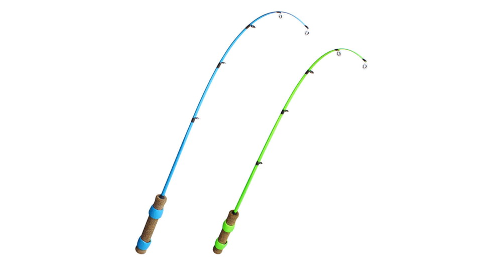 Lunkerhunt First Ice Rod, Fluorescent Green, 27in, FIRST04